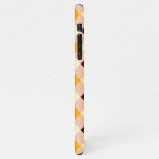 Geometric pattern overlapping diamonds & triangle iPhone hoesje (Linkerkant)