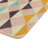 Geometric pattern overlapping diamonds & triangle snijplank (Hoek)