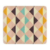 Geometric pattern overlapping diamonds & triangle snijplank (Voorkant)