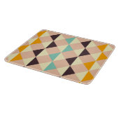 Geometric pattern overlapping diamonds & triangle snijplank (Hoek)