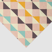 Geometric pattern overlapping diamonds & triangle tissuepapier (Detail)