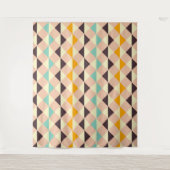 Geometric pattern overlapping diamonds & triangle wandkleed (Voorkant)