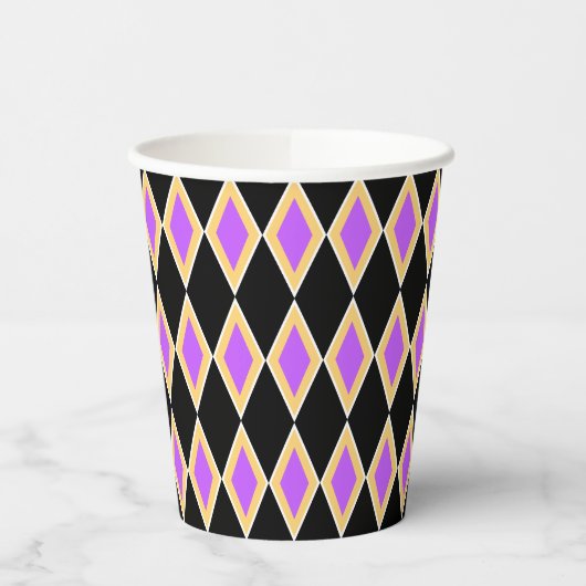 Geometric Pattern Papieren Bekers (Links)