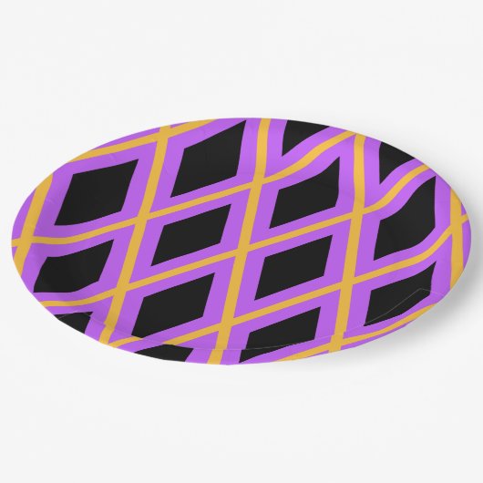 Geometric Pattern Papieren Bordje (Gekanteld)