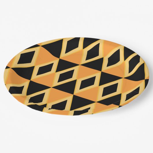 Geometric Pattern Papieren Bordje (Gekanteld)