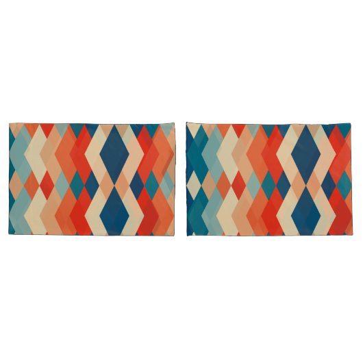 Geometric Pattern Pillowcases – Decorative Kussensloop (Achterkant-Set)