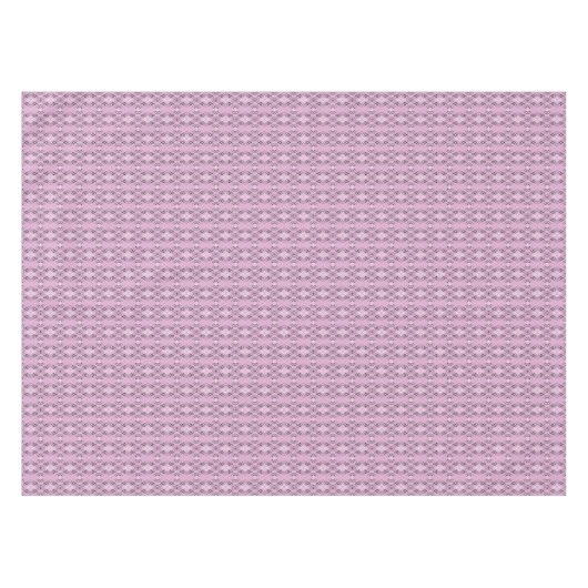 Geometric pattern retro pink diamonds tafelkleed (Voorkant (Horizontaal))