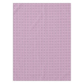 Geometric pattern retro pink diamonds tafelkleed (Voorkant)