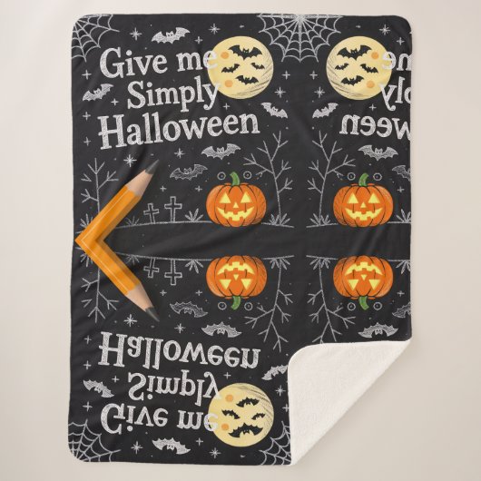 Geometric Pattern Sherpa Blanket Deken (Voorkant)