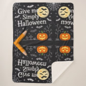 Geometric Pattern Sherpa Blanket Sherpa Deken (Voorkant)