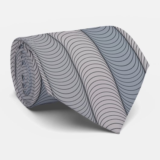 geometric pattern stropdas (Opgerold)