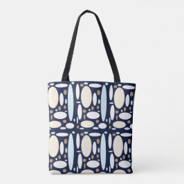 Geometric pattern tote bag