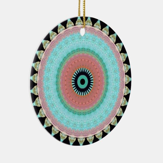 Geometric pattern Totem inverse Keramisch Ornament (Rechts)