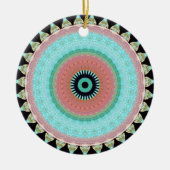 Geometric pattern Totem inverse Keramisch Ornament (Voorkant)
