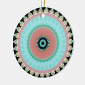 Geometric pattern Totem inverse Keramisch Ornament (Links)