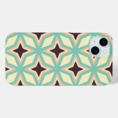 Geometric pattern with alternating dark star shape Case-Mate iPhone case (Achterkant (horizontaal))