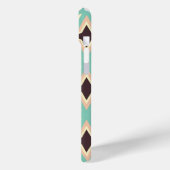 Geometric pattern with alternating dark star shape Case-Mate iPhone case (Achterkant / Links)