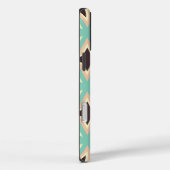 Geometric pattern with alternating dark star shape Case-Mate iPhone case (Achterkant / Rechts)