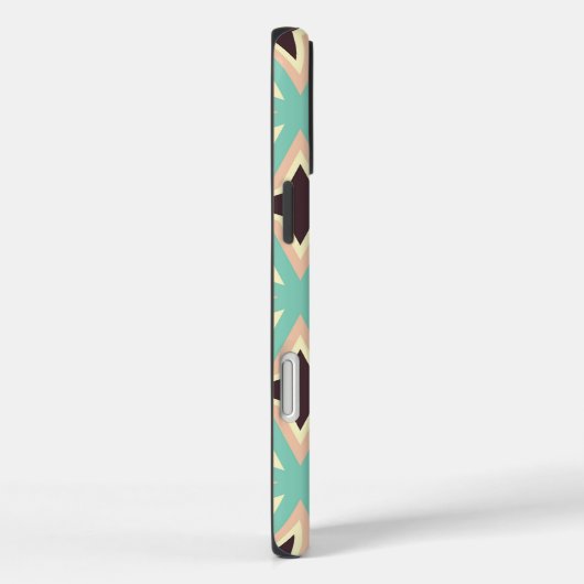 Geometric pattern with alternating dark star shape Case-Mate iPhone case (Achterkant / Rechts)