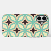Geometric pattern with alternating dark star shape Case-Mate iPhone case (Achterkant (horizontaal))