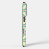 Geometric pattern with alternating dark star shape Case-Mate iPhone case (Achterkant / Rechts)