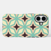 Geometric pattern with alternating dark star shape Case-Mate iPhone case (Achterkant (horizontaal))