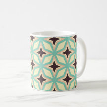 Geometric pattern with alternating dark star shape