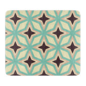 Geometric pattern with alternating dark star shape snijplank (Voorkant)