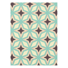 Geometric pattern with alternating dark star shape tafelkleed