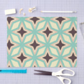 Geometric pattern with alternating dark star shape tissuepapier (Craft)