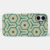 Geometric pattern with interlocking hexagons Case-Mate iPhone case (Achterkant (horizontaal))