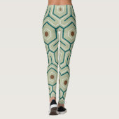 Geometric pattern with interlocking hexagons leggings (Achterkant)