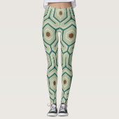 Geometric pattern with interlocking hexagons leggings (Voorkant)