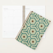 Geometric pattern with interlocking hexagons planner (Display)