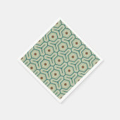 Geometric pattern with interlocking hexagons servet (Hoek)