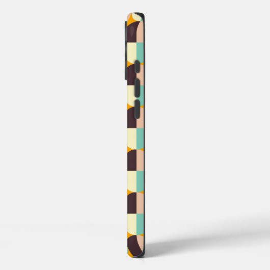 Geometric pattern with overlapping half-circles Case-Mate iPhone case (Achterkant / Links)