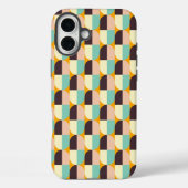 Geometric pattern with overlapping half-circles Case-Mate iPhone case (Achterkant)