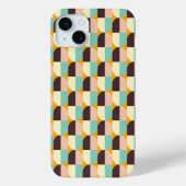 Geometric pattern with overlapping half-circles Case-Mate iPhone case (Achterkant)