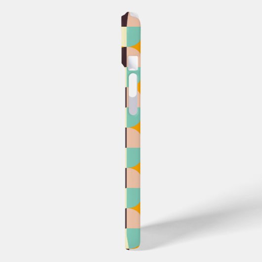 Geometric pattern with overlapping half-circles Case-Mate iPhone case (Achterkant / Links)