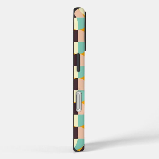 Geometric pattern with overlapping half-circles Case-Mate iPhone case (Achterkant / Rechts)