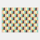 Geometric pattern with overlapping half-circles inpakpapier vel (Voorkant)