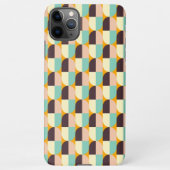 Geometric pattern with overlapping half-circles iPhone hoesje (Achterkant)