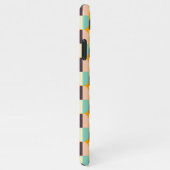 Geometric pattern with overlapping half-circles iPhone hoesje (Rechterkant)