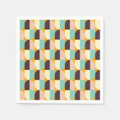 Geometric pattern with overlapping half-circles servet (Voorkant)