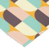 Geometric pattern with overlapping half-circles tafelkleed (Gekanteld)