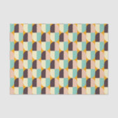 Geometric pattern with overlapping half-circles tissuepapier (Voorkant)