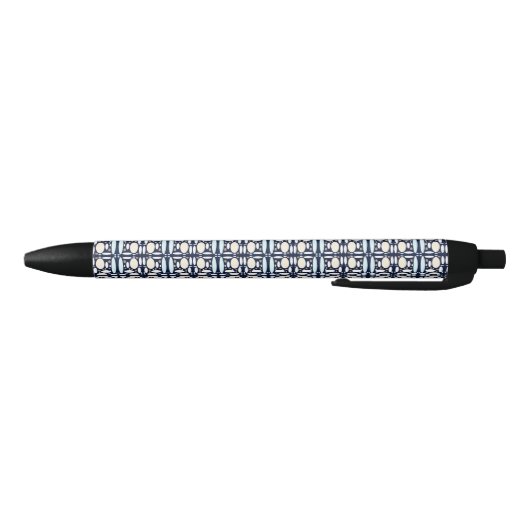 Geometric pattern zwarte inkt pen (Bodem)