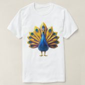 Geometric Peacock T-shirt (Design voorkant)