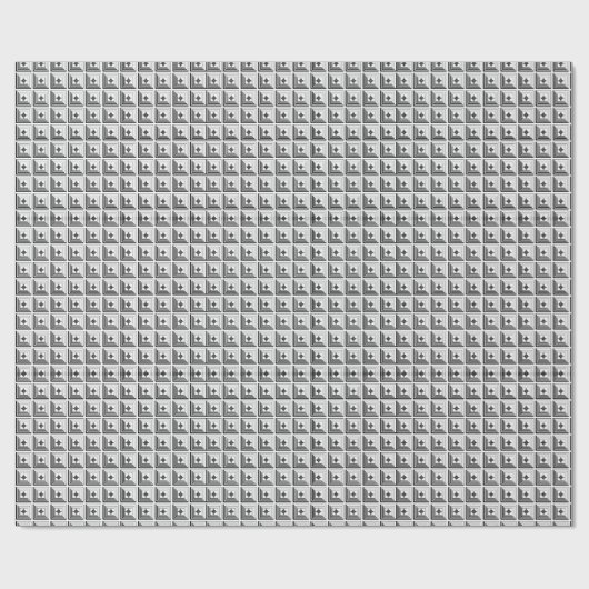 Geometric Pendant Pattern Cadeaupapier (Vlak)