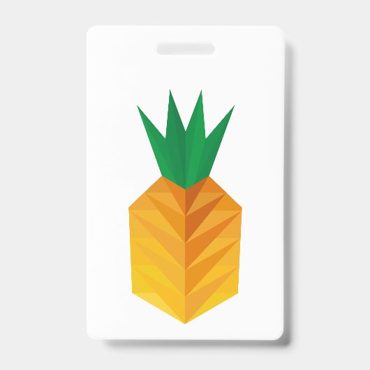 Geometric Pineapple Badge (Voorzijde)